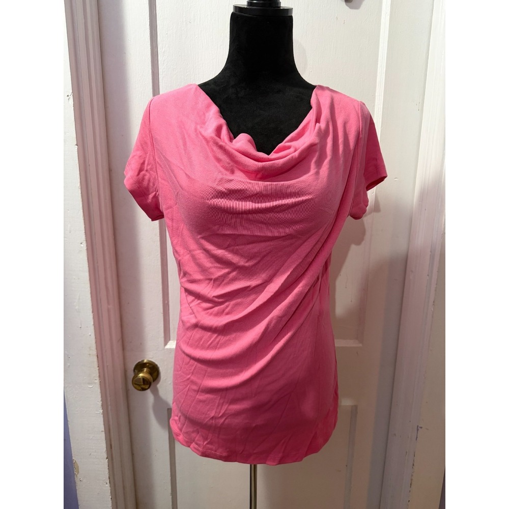 Magaschoni Pink Short Sleeve‎ Top in M